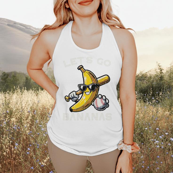 Lets Go Bananas Baseball Retro Sports Boys Kids Men Youth Premium Tri-Blend Flowy Tank Lets Go Bananas Baseball Retro Sports Boys Kids Men Youth Premium Tri-Blend Flowy Tank