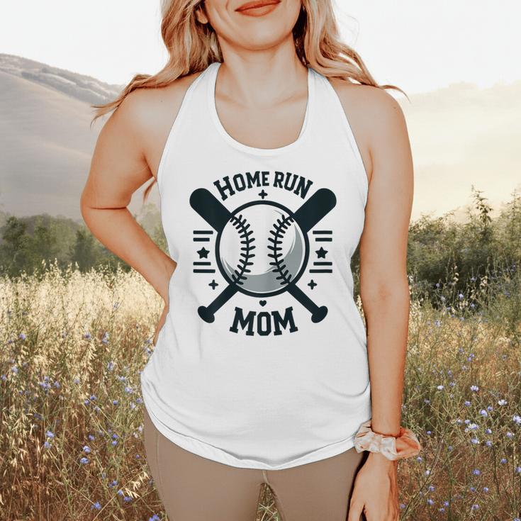 Home Run Mom Shirt Baseball Mom Mother's Day Flowy Tank