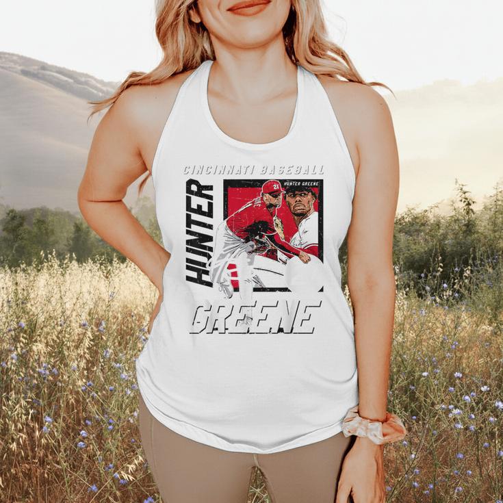 Hunter Greene Cincinnati MLB Baseball Players MLBHGR203M Flowy Tank Hunter Greene Cincinnati MLB Baseball Players MLBHGR203M Flowy Tank