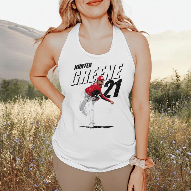 Hunter Greene Cincinnati MLB Baseball Players MLBHGR204M Flowy Tank