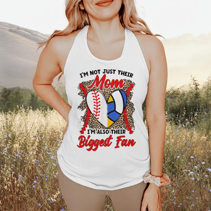 I'm Their Biggest Fan Volleyball Baseball Mom Flowy Tank I'm Their Biggest Fan Volleyball Baseball Mom Flowy Tank
