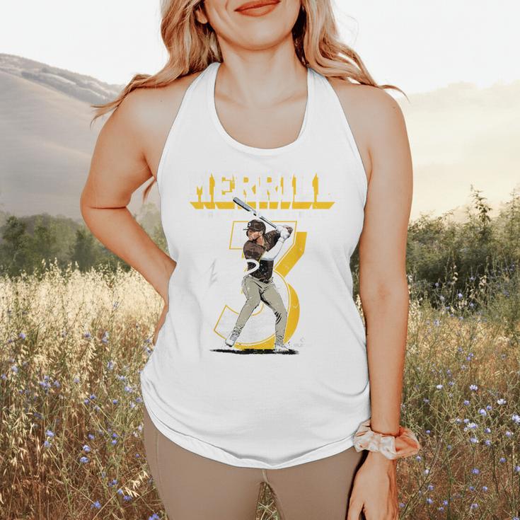 Jackson Merrill San Diego MLB Baseball Player MLBJME201M Flowy Tank Jackson Merrill San Diego MLB Baseball Player MLBJME201M Flowy Tank