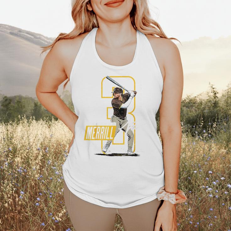 Jackson Merrill San Diego MLB Baseball Player MLBJME202M Flowy Tank Jackson Merrill San Diego MLB Baseball Player MLBJME202M Flowy Tank