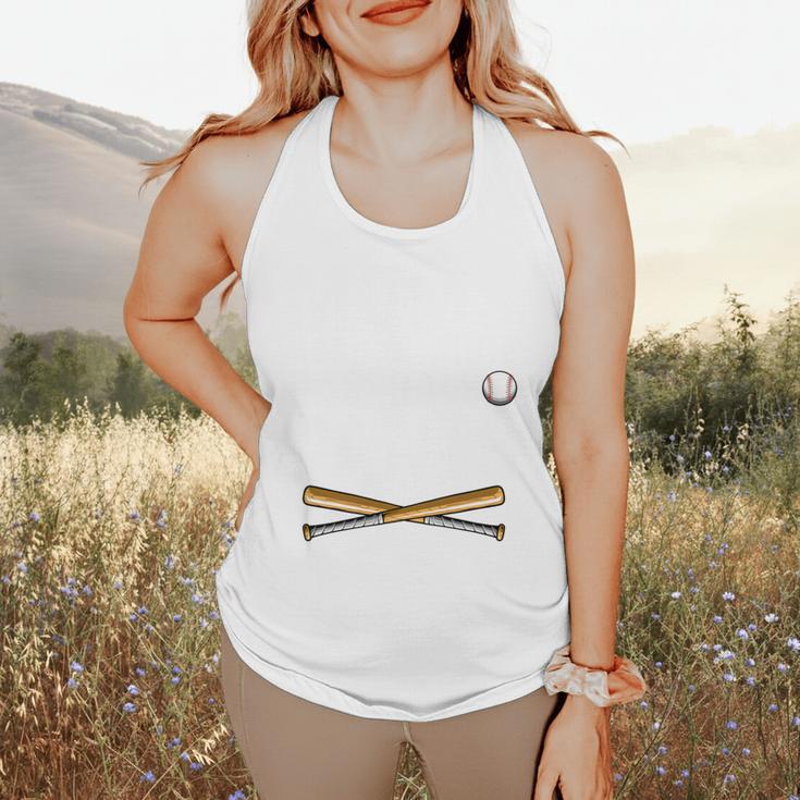 Moms Against Baseball Pants Softball Baseball Mom Flowy Tank