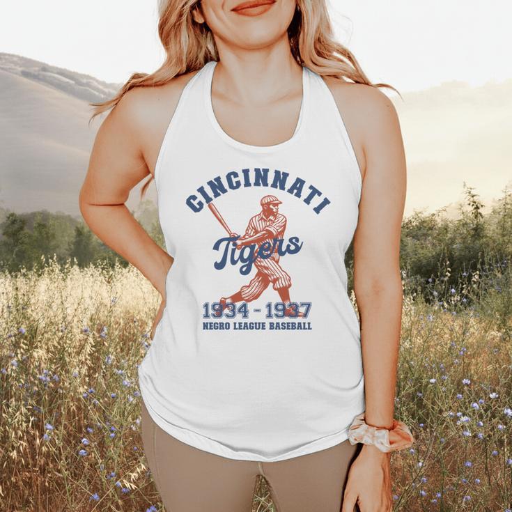 Negro League Baseball History Month Cincinnati Ohio Flowy Tank Negro League Baseball History Month Cincinnati Ohio Flowy Tank