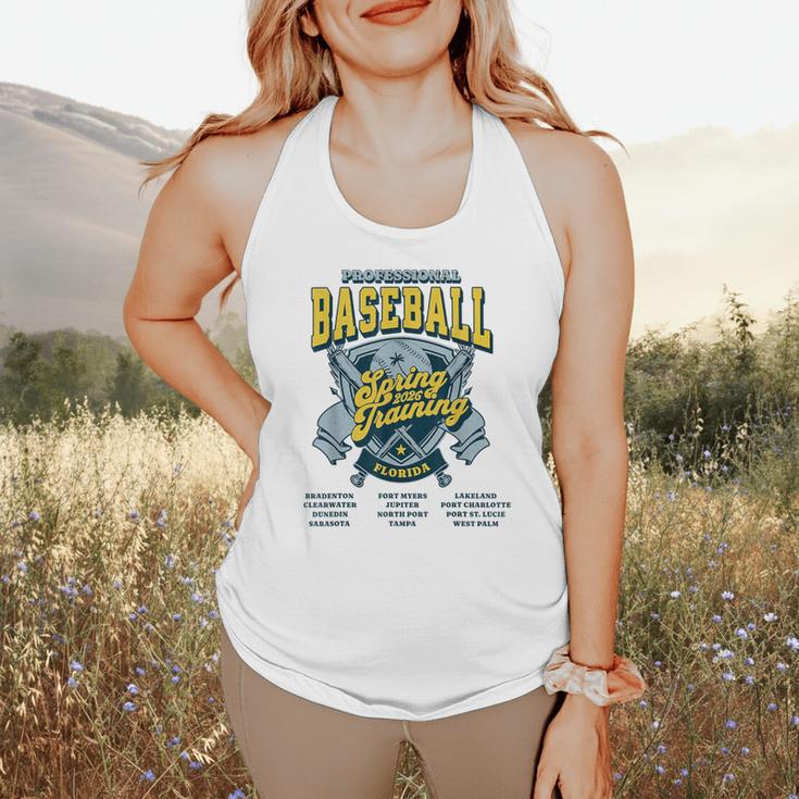 Professional Baseball Spring Training 2026 Florida Cities Flowy Tank Professional Baseball Spring Training 2026 Florida Cities Flowy Tank