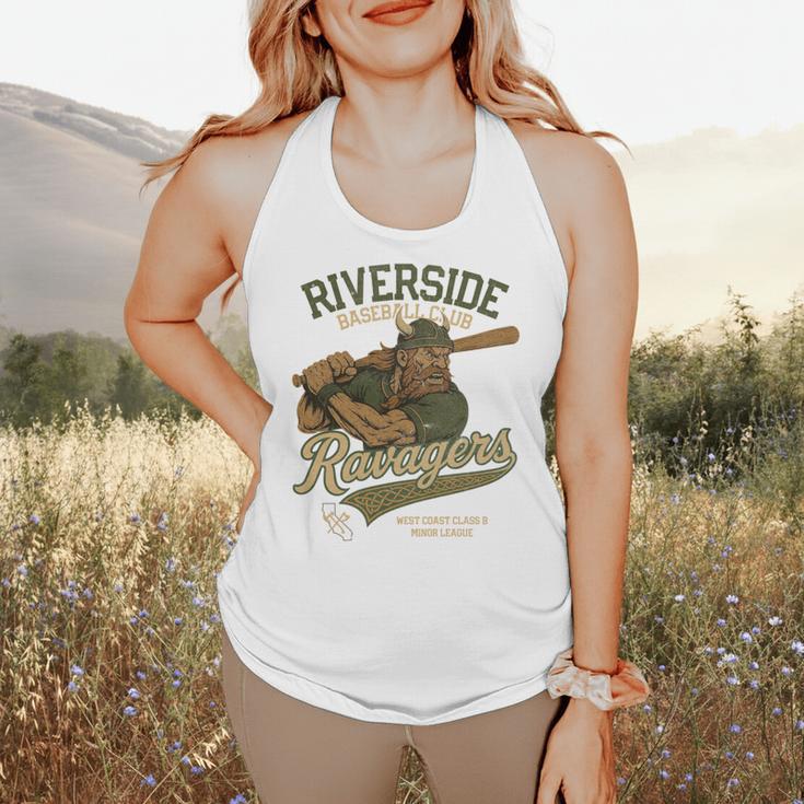 Riverside Ravagers Retro Minor League Baseball Flowy Tank