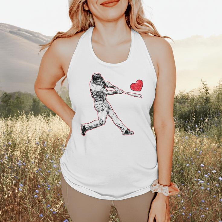 Valentines Baseball Batter Heart Player Silhouette Premium Tri-Blend Flowy Tank Valentines Baseball Batter Heart Player Silhouette Premium Tri-Blend Flowy Tank