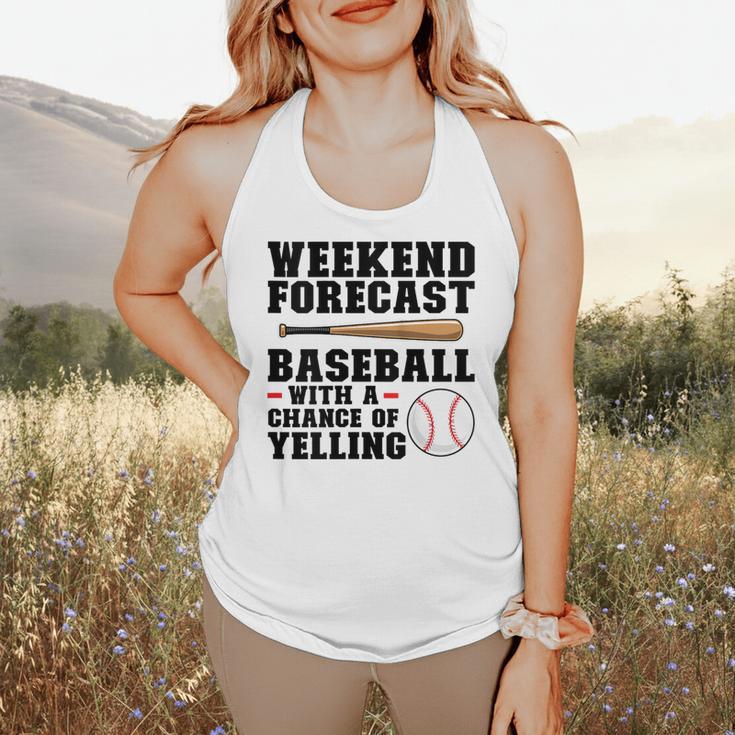 Weekend Forecast Baseball Baseball Mom Flowy Tank Weekend Forecast Baseball Baseball Mom Flowy Tank