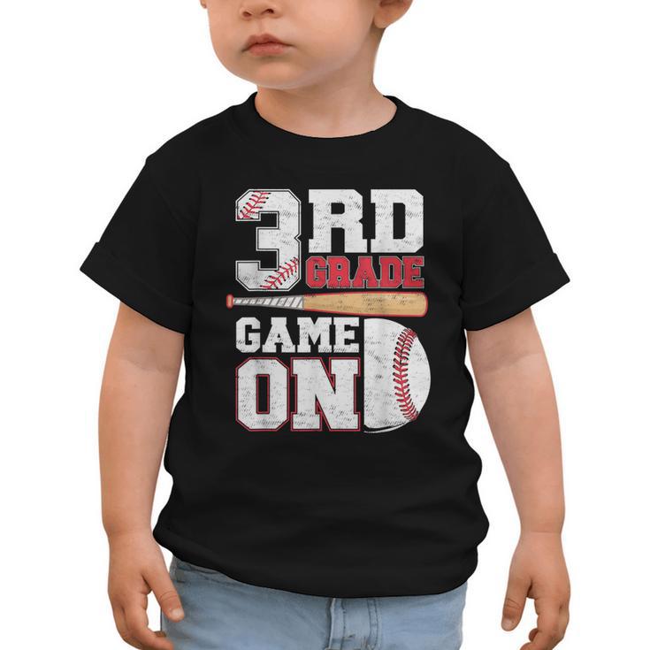 3rd Grade Game On Back To School Baseball Boy Third Grade Graphic Toddler T-Shirt
