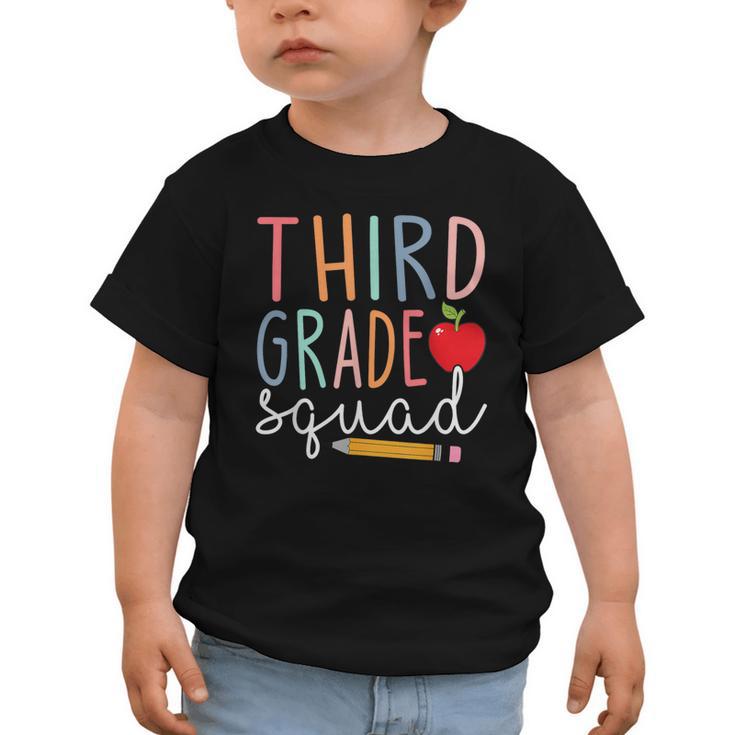 3rd Grade Squad Tshirt Third Grade Back To School Graphic Toddler T-Shirt