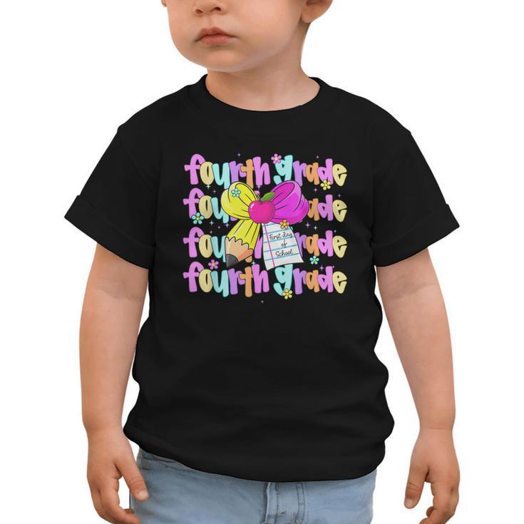 4th Grade For Girls Back To School First Day Fourth Grade Graphic Toddler T-Shirt