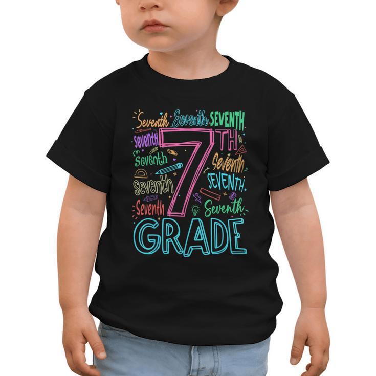 7th Grade Typography Team Seventh Grade Back To School Kids Graphic Toddler T-Shirt