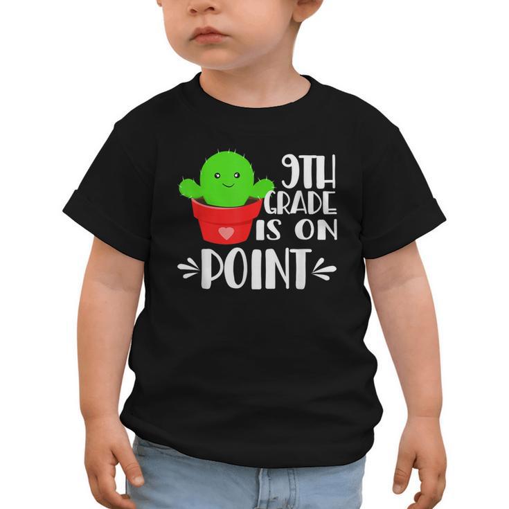 9th Grade Is On Point Cactus Back To School Graphic Toddler T-Shirt
