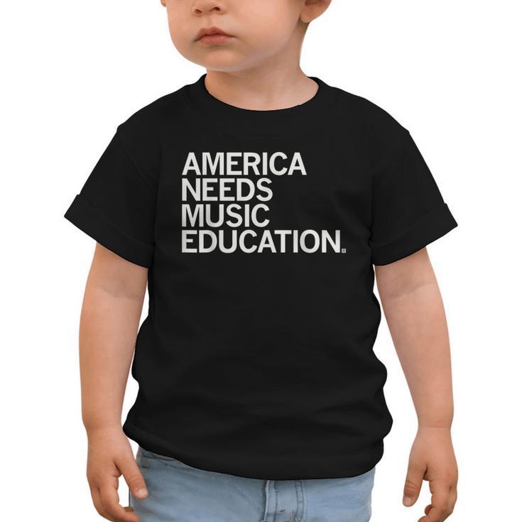 America Needs Music Education Advocacy Back To School Graphic Toddler T-Shirt