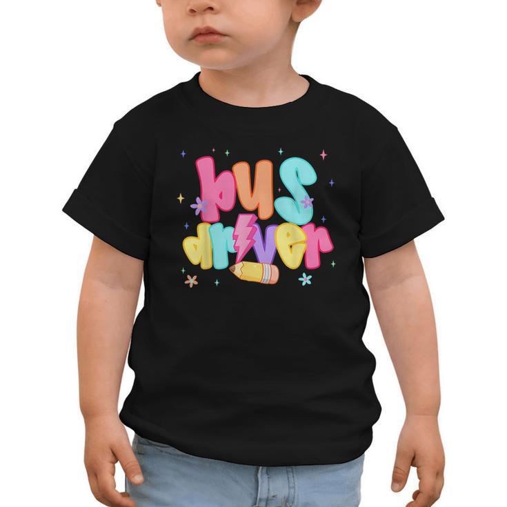 Back To School Bus Driver First Day Men Women Lighting Graphic Toddler T-Shirt