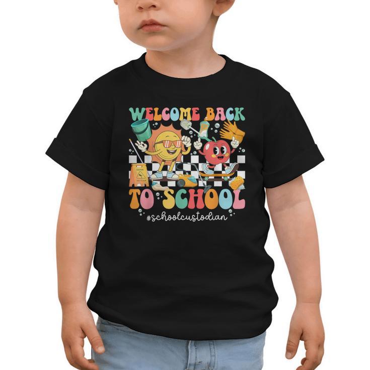 Back To School Custodian First Day Of School Custodian Graphic Toddler T-Shirt