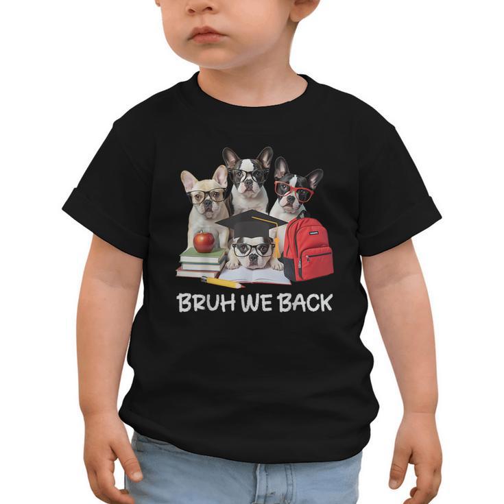 Back To School Cute French Bulldog Puppy Dogs Lovers Graphic Toddler T-Shirt