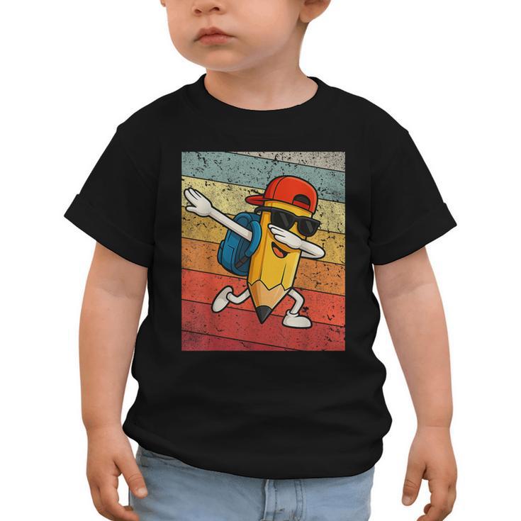 Back To School Dabbing Pencil First Day Boys Kids Graphic Toddler T-Shirt