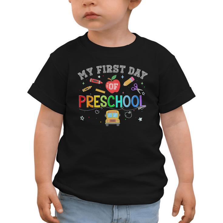 Back To School My First Day Of Pre K Boy Girl Graphic Toddler T-Shirt