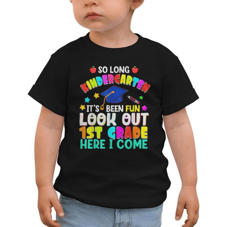 Back To School Look Out 1st Grade Here I Come For Kids Graphic Toddler T-Shirt
