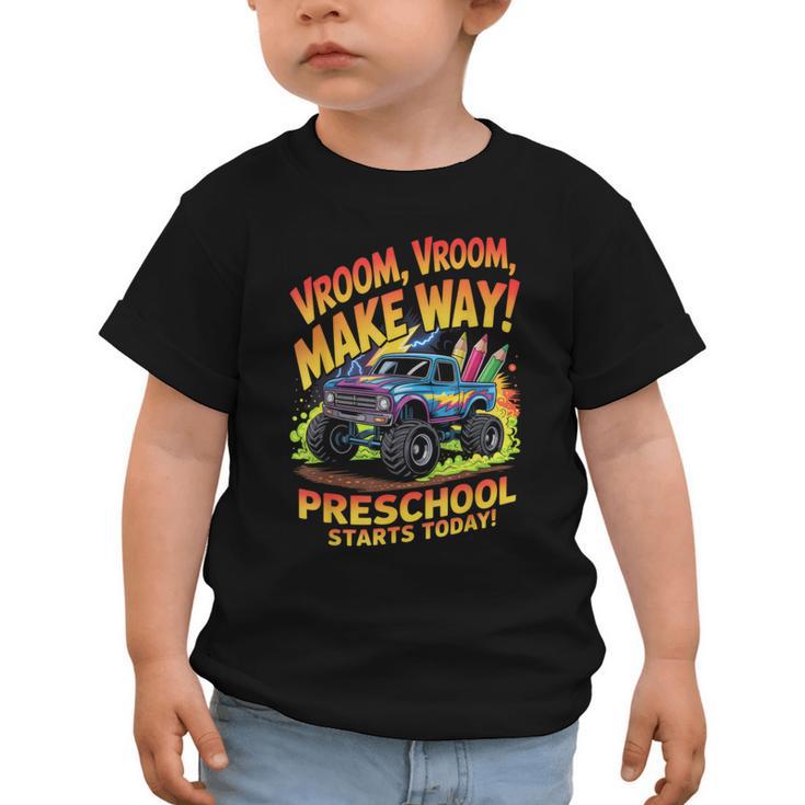 Back To School Preschool Pre-K Monster Truck First Day Boys Graphic Toddler T-Shirt