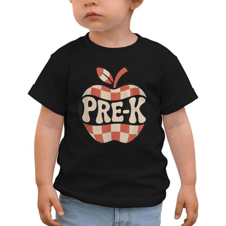Back To School Retro Apple PRE-K Classroom Graphic Toddler T-Shirt