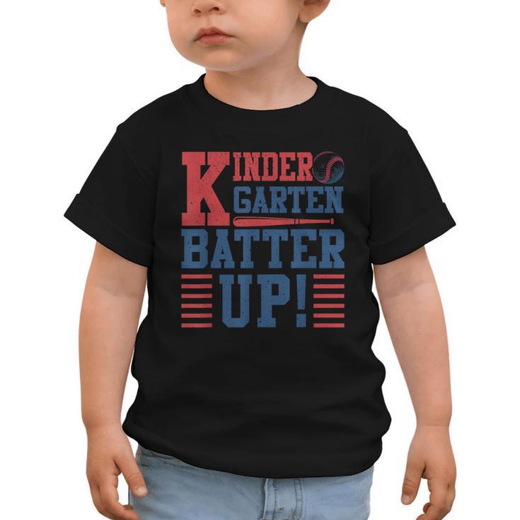 Baseball Kindergarten Back To School Kindergarten Batter Up Graphic Toddler T-Shirt