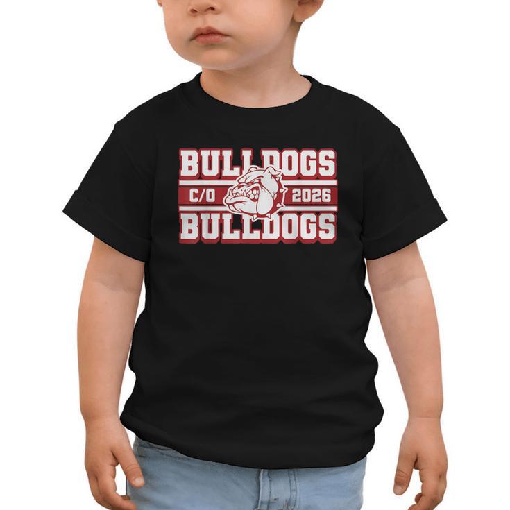 Bulldogs Class Of 2026 Back To School Senior Spirit M Graphic Toddler T-Shirt