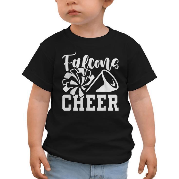Cheer Falcons Back To School Spirit Graphic Toddler T-Shirt