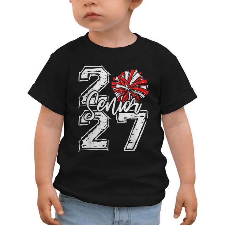 Class Of 2027 Cheer Red Senior 2027 Back To School Graphic Toddler T-Shirt