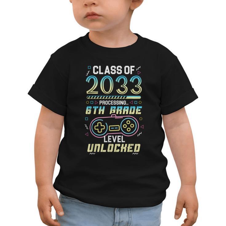 Class 2033 Gaming 6th Grade Level Unlocked Back To School Graphic Toddler T-Shirt