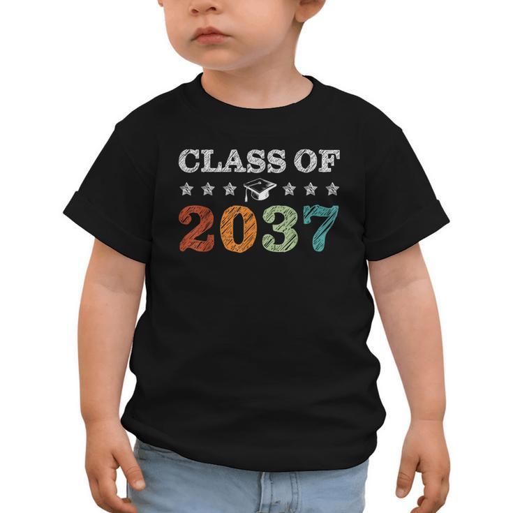 Class Of 2037 Grow With Me Back To School Pre-K 12th Grade Graphic Toddler T-Shirt
