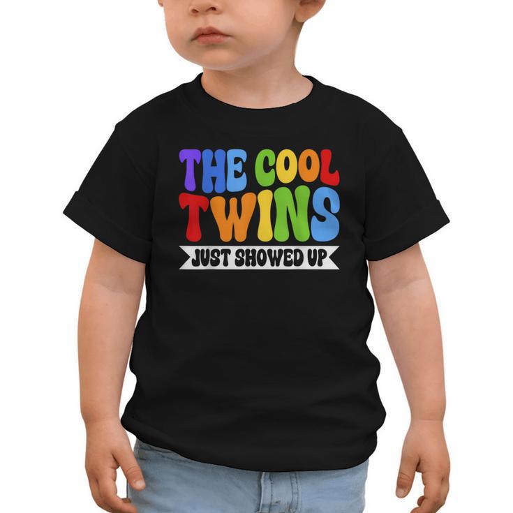 Cool Twins Just Showed Up Kid Boy Teen Twin Back To School Graphic Toddler T-Shirt