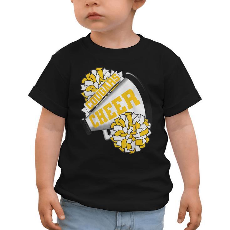 Cougars Cheer Back To School Cheerleading Spirit GY Graphic Toddler T-Shirt