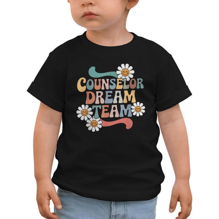 Counselor Dream Team Retro Back To School Counselor Squad Graphic Toddler T-Shirt