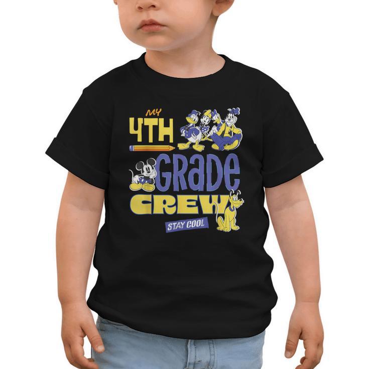 Disney My 4th Grade Crew Stay Cool Back To School Friends Graphic Toddler T-Shirt