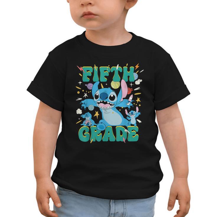 Disney Stitch Fifth Grade Back To School 1st Day Of School Graphic Toddler T-Shirt