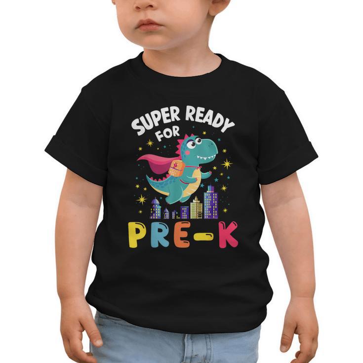 First Day Pre-K Back To School Dinosaur Graphic Toddler T-Shirt