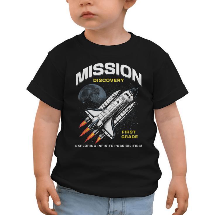 First Grade Back To School Space Rocket Astronaut Graphic Toddler T-Shirt