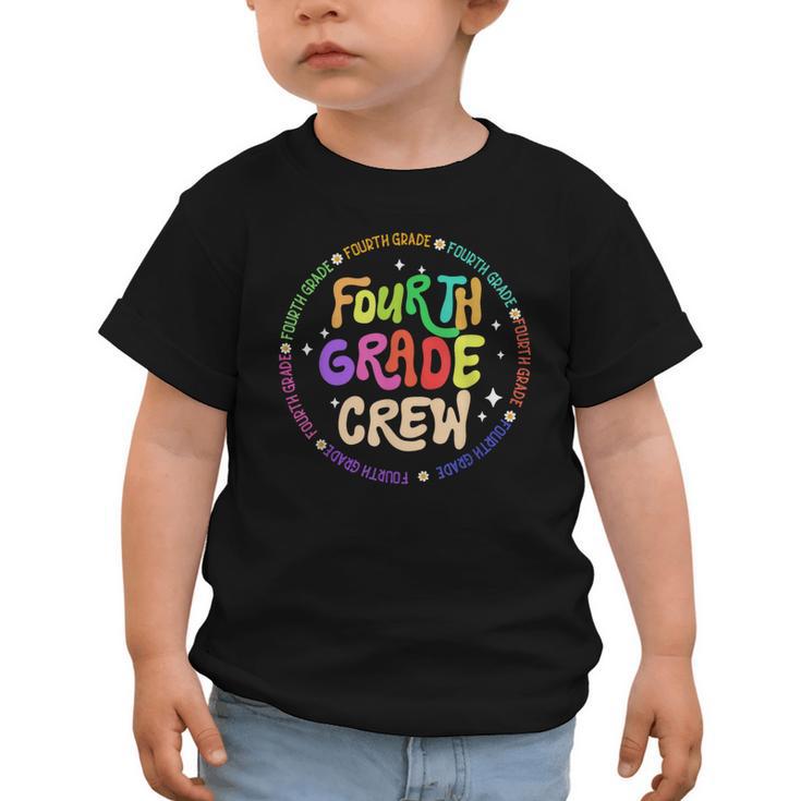 Fourth Grade Crew Back To School 4th Grade Team Graphic Toddler T-Shirt