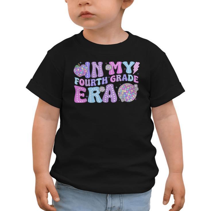 In My Fourth Grade Era Retro Back To School Disco Ball Graphic Toddler T-Shirt