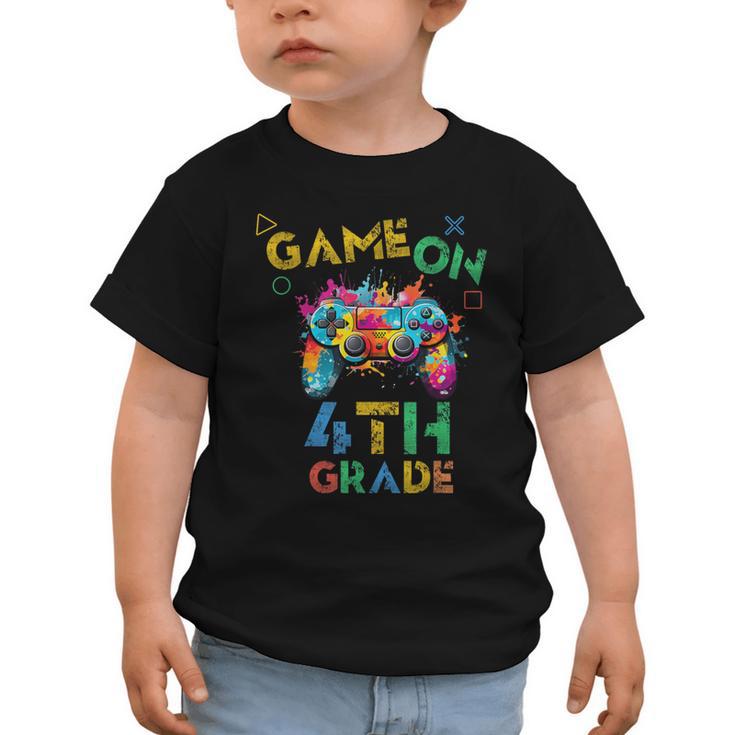Game On 4th Grade Boys Kids Back To School Graphic Toddler T-Shirt