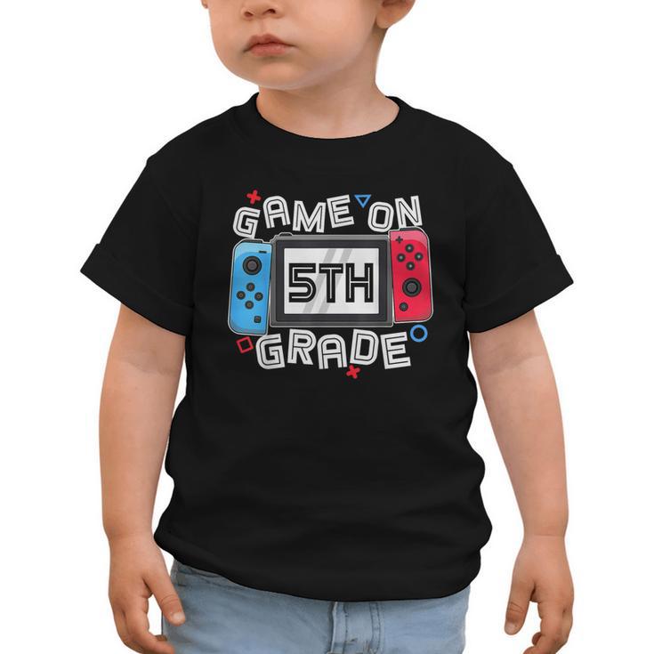 Game On 5th Grade Back To School Video Gamer Boys Kids Graphic Toddler T-Shirt