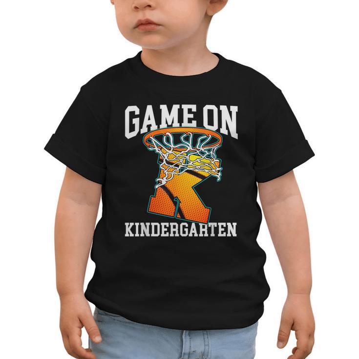 Game On Kindergarten Basketball Back To School Student Boys Graphic Toddler T-Shirt