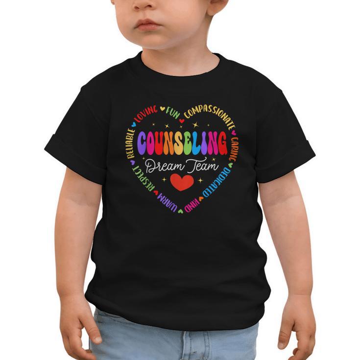 Groovy Counseling Dream Team Appreciation Back To School Graphic Toddler T-Shirt