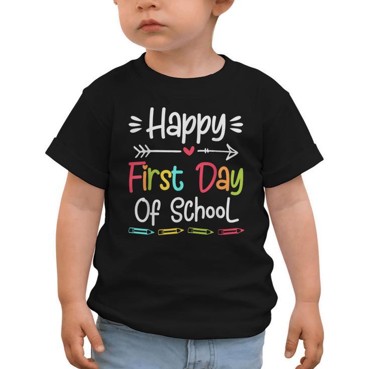 Happy First Day Of School Back To School Kids Students Graphic Toddler T-Shirt