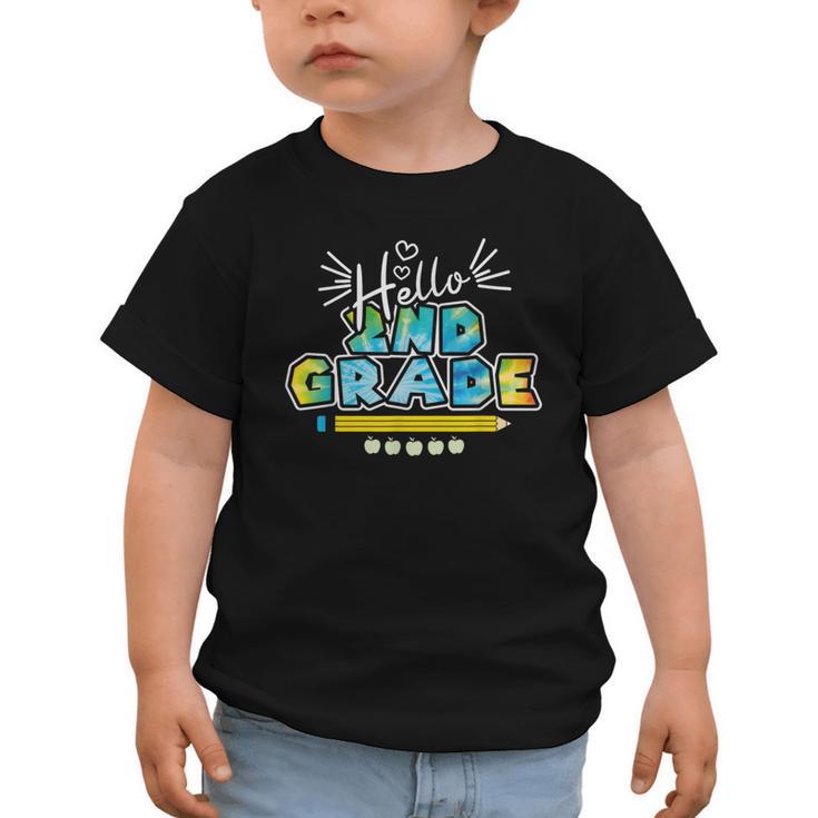 Hello 2nd Grade Back To School First Day Of School Graphic Toddler T-Shirt