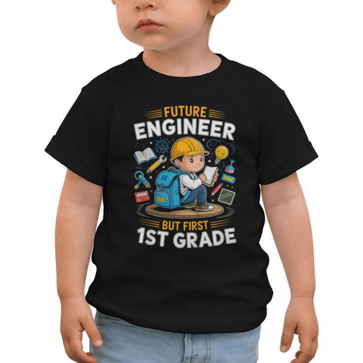 Kids Future Engineer 1st Grade Student Back To School Boys Kid Graphic Toddler T-Shirt