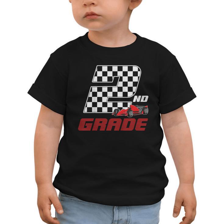 Kids Race Car 2nd Second Grade Boys Cars Lovers Back To School Graphic Toddler T-Shirt